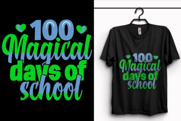 100 Magical Days T-Shirt Design