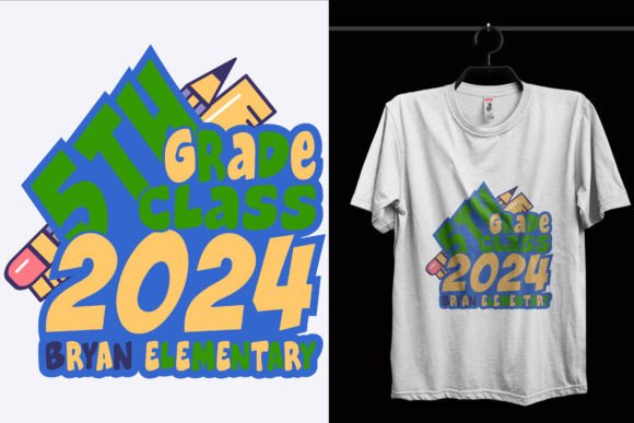 5TH Grads Class T-Shirt Design Graphics