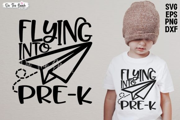 Flying into PRE-K SVG Graphics