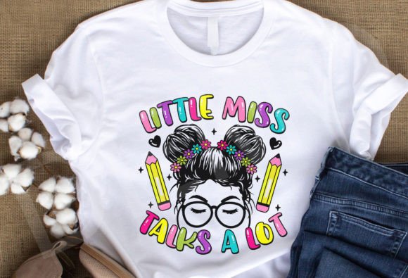 Little Miss Talks a Lot Png, Youth Girl