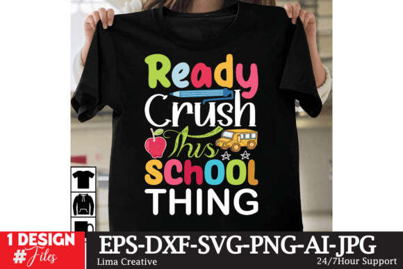 Ready Crush This School Thing Graphics Freebies