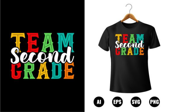 Team 2nd Grade T-shirt Design: Graphics for Real Projects